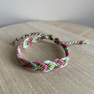 Cadence Bracelet, anklet, trendy, comfortable, tie, embroidery thread, woven, gi